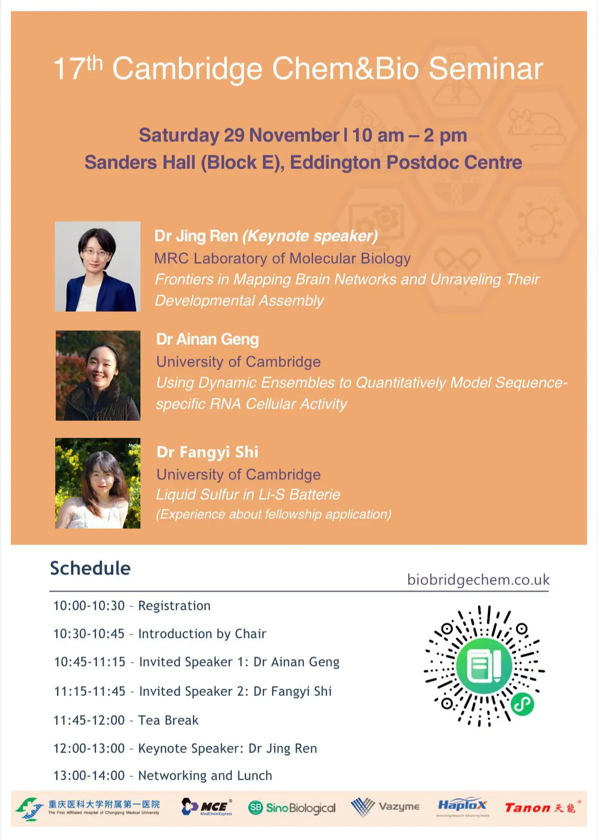 Seminar poster and programme