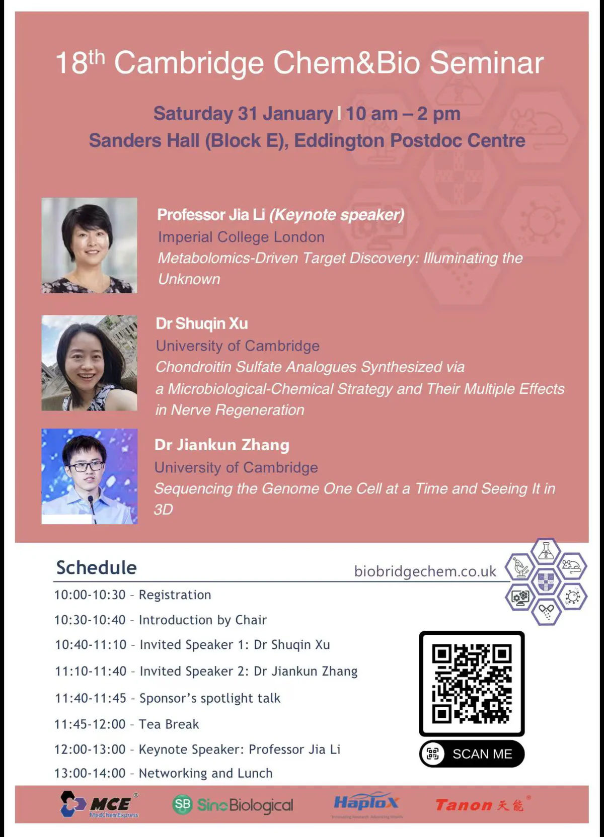 Seminar poster and programme