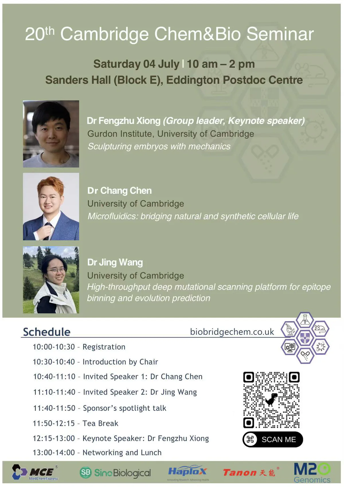 Seminar poster and programme